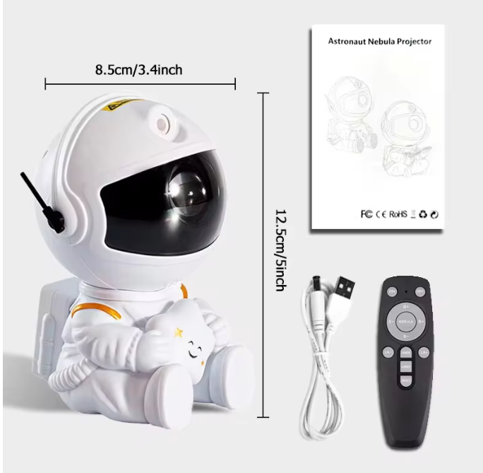 EISSLOLY astronaut projector LED night light starry sky projector lighting decoration bedroom room decoration children's gifts