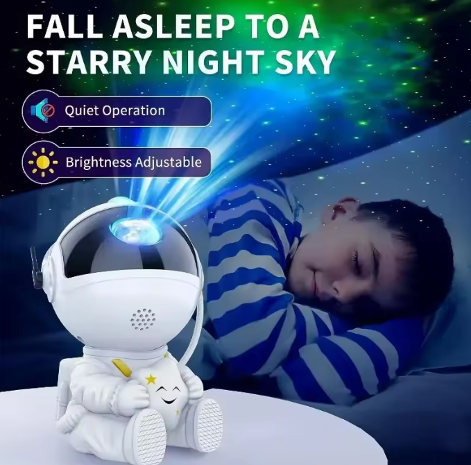 EISSLOLY astronaut projector LED night light starry sky projector lighting decoration bedroom room decoration children's gifts