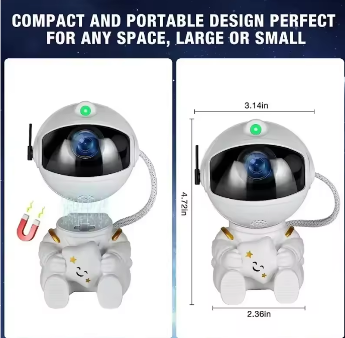 EISSLOLY astronaut projector LED night light starry sky projector lighting decoration bedroom room decoration children's gifts